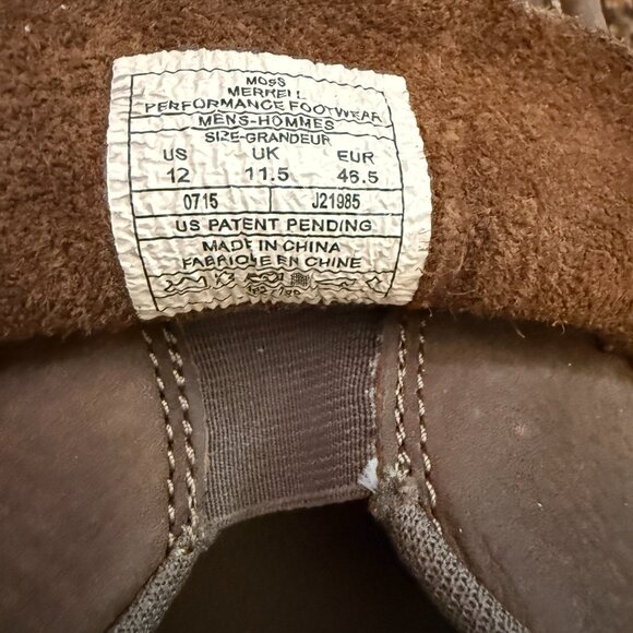 Men's Merrell Bask Moc in Brown - Picture 3 of 6